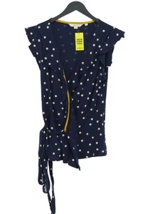 Boden Damen Bluse UK 10 blau Baumwolle mit anderen Basic - Bild 1 von 6