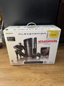 Ps3 Playstation 3 Console BOX ONLY Metal Gear Solid4 CECHE01 80 GB - Picture 1 of 12