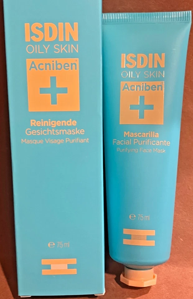 ISDIN OILY SKIN ACNIBEN+ Purifying Face Skin Mask with Tanakura Clay 75 ml - Image 1 of 1