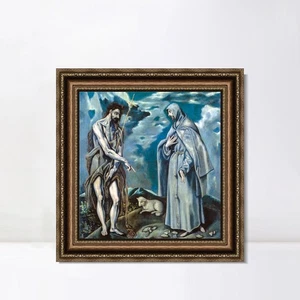 Framed Canvas Art Giclee Print Christ Series#060 by El Greco Home Office Decor - Picture 1 of 16