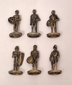 Soldatini Kinder figurines en metal Serie Ritter da C13 a C18 - 35mm lation - Foto 1 di 2