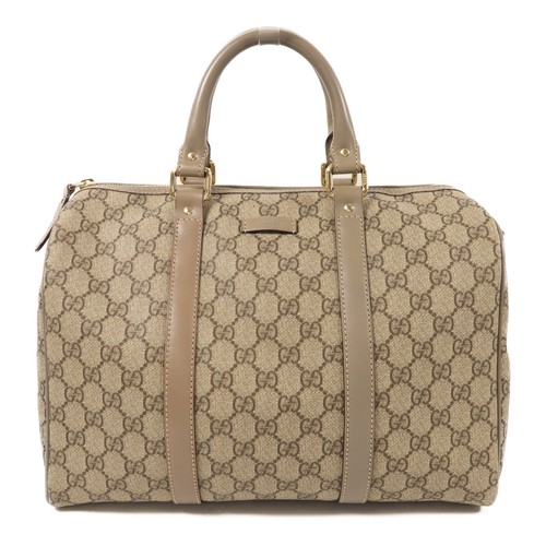 GUCCI GG Boston Borsa Borsa a Mano 193603 Tela Rivestita Marrone