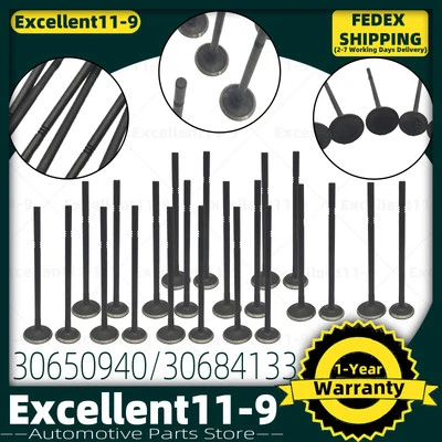 24 piezas válvulas de admisión y escape B6304T4 B6304T2 para Volvo V70 S60 S80 XC60 3.0T Foto 1 de 4