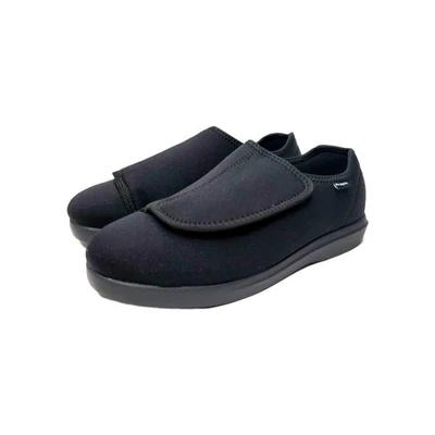 Propet Womens Cush N Foot Slippers Shoes SZ 10.5 X(2E) W0206 Hook Loop Black - Image 1 of 4