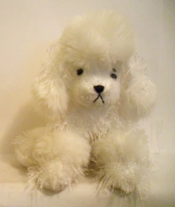 Webkinz POODLE ***NO CODE** 7 Inch Long Stuffed Toy GANZ (No Hang Tags) - Picture 1 of 3