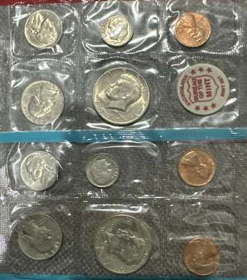 1971 Uncirculated Coin Set U.S Mint Original Government Packaging OGP - Image 1 of 2