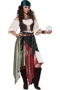California Costume Renaissance Gypsy Pirate Adult Women Halloween Outfit5020/067 - Picture 1 of 5
