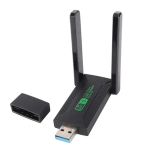 USB Wifi Adapter Dual Antennas Dual Band 5G 2.4G 1300Mbps USB 3.0 High Speed CB - Afbeelding 1 van 22