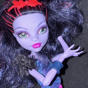 Monster High JANE BOOLITTLE bambola prima ondata con vestiti mancanti mano sinistra 2008 - Foto 1 di 16