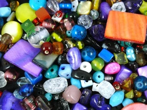 Shell/Mother of Pearl/Freshwater Pearl/Glass Bead 50g Mix DIY Bracelets Earrings - Bild 1 von 2