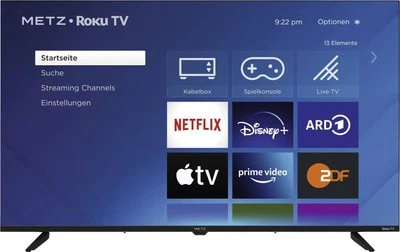 Metz Blue 32MTE3001Z 32 Zoll HD Ready Smart TV LED Triple Tuner Fernseher