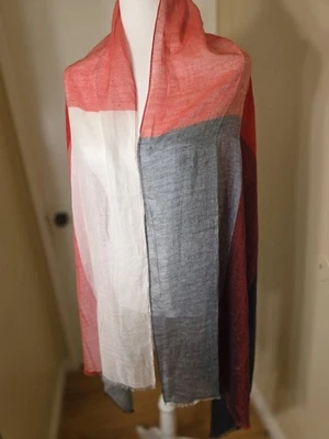 Tommy Hilfiger Bufanda Ligera Bloques de Color Un Clásico Moderno Talla Única Nuevo Foto 1 de 4