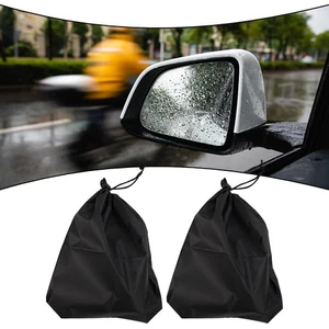 1 Pair Protector Cover 33*27CM Mirror Cover Silver Oxford Cloth High Quality - Picture 1 of 12