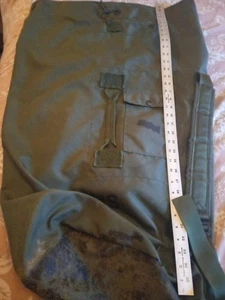 Militär Top Load Reisetasche grün Tasche Canvas Tragegurte - Bild 1 von 9