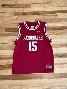 Kids Nike Arkansas Razorbacks Red Basketball Jersey Size L 16/18 - Picture 1 of 4