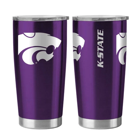 Kansas State Wildcats 20oz Ultra Travel Tumbler [NEW] NCAA Cup Mug Coffee Steel Cover