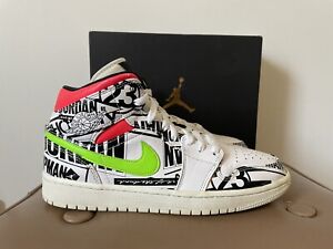 Jordan 1 Mid Over-Print Logos 2019 for Sale | Authenticity 