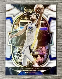 2022-23 Select NBA Stephen Curry #27 White Prizm 20/149 Warriors - Picture 1 of 2
