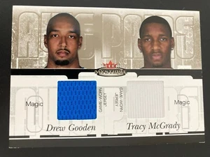 2003-04 Fleer Mystique Awe Pairs Dual Jersey Drew Gooden / Tracy McGrady ed/250 - Bild 1 von 2
