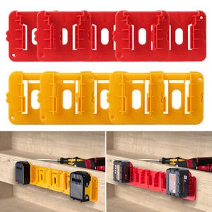 2 Pack for Milwaukee/ DEWALT Battery Suspension Bracket Batter Wall Mount Tool - Picture 1 of 37