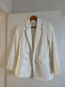 Kookai Women's White Blazer - Size 36/8 - Picture 1 of 7