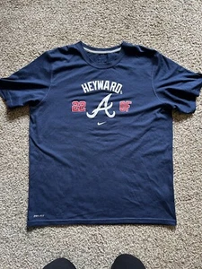 Atlanta Braves “Heyward” Dri Fit Tee Shirt Men’s- Size Large - Picture 1 of 5