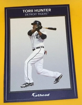 Torii Hunter Tigers MLB FATHEAD Small Ad Panel Poster 6” x 4" Graphics wall - Image 1 of 4