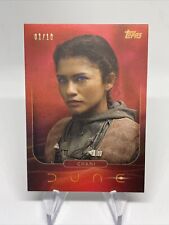 2024 Topps Dune Release Day Exclusive #2 Chani Red Foil #1/10 Zendaya