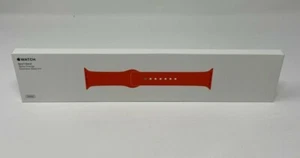 Rare Genuine Authentic Spicy Orange Apple Watch Sport Band 38mm / 40mm MQUT2AM/A - Picture 1 of 5