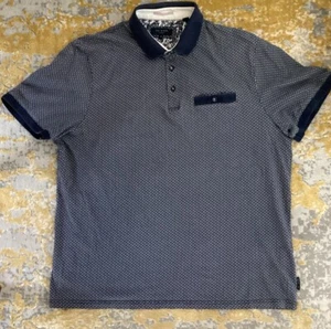 Polo hombre TED BAKER London talla Manga corta de golf de algodón azul marino 5 (XL) - Imagen 1 de 11