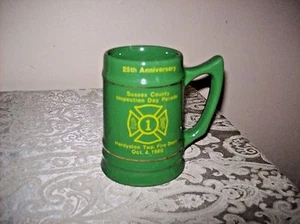 Hardyston Twp.Fire Dept Beer Stein 4 de octubre de 1980 - Imagen 1 de 8