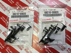 GENUINE TOYOTA Lexus Scion Floor Mat Hooks Retention Hold Down clips Holders OEM - Picture 1 of 3