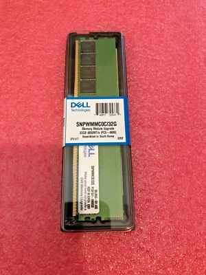 NEW SNPWMMC0C/32G Dell 32GB 4800MT/s PC5-4800 Memory HMCG88AEBUA084N AA - Image 1 of 4