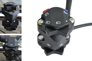 Horn Kill Indicator Light Switch Cluster Motocross Enduro for 22mm 7/8" Bars - Picture 1 of 12