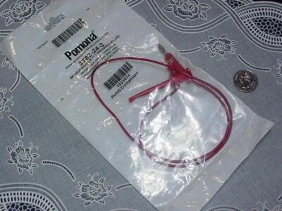 Pomona 3782-24-2 MiniGrabber / Banana Plug ROJO 300VDC Max Hand-Held 30VAC/60DC Foto 1 de 2