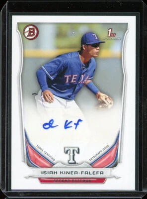 2014 Bowman 1st ISIAH KINER-FALEFA rookie RC autograph AUTO - Image 1 of 2