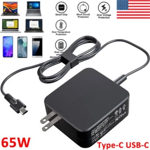 65W USB-C Type-C Adapter Laptop Charger Power Supply for Asus ZenBook 13 14 15 - Picture 1 of 7