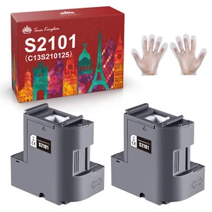 2x C13S210125 S2101 Tanque de mantenimiento Caja Tanque de tinta residual para SureColor F170 F100 - Imagen 1 de 6
