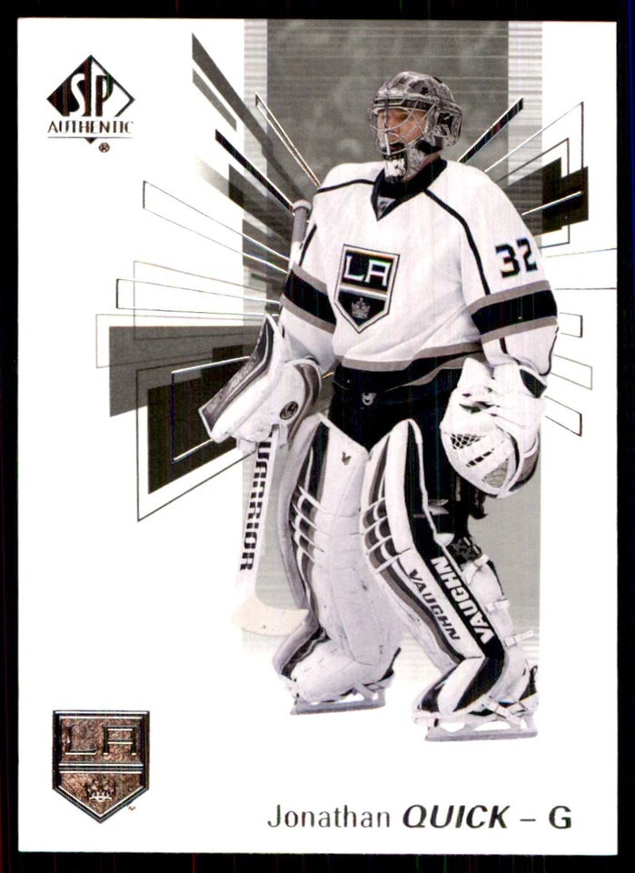 2016-17 SP Authentic Jonathan Quick Los Angeles Kings #77 - Image 1 of 2