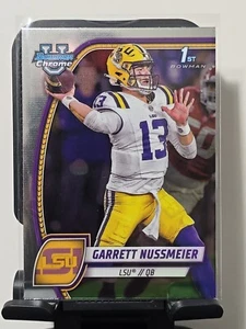 GARRETT NUSSMEIER 2024 Bowman Chrome U University 1st Bowman #5 LSU Tigers - Imagen 1 de 6