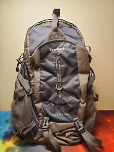 Speedpark Electron 40 Navy Blue Gray Hiking Outdoor Backpack Laptop Book Bag - Picture 1 of 2