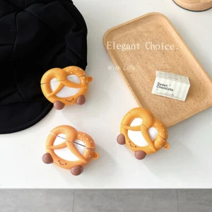 Cute Lye Bread For Apple Airpods Pro 1 2 3 4 Headphone Case - Picture 1 of 16