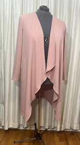 Nine West Blazer Jacke vorne offen Lagenlook Cardigan Karriere antik rose Gr. L - Bild 1 von 14