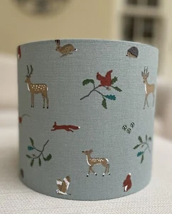 Woodland Lamp Shade Sophie Allport National Trust Fabric Animals Lampshade - Picture 1 of 13