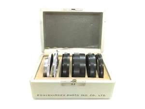 RARE KONICA FS EXTENSION RING SET - KONISHIROKU PHOTO IND. CO. LTD. - Picture 1 of 3