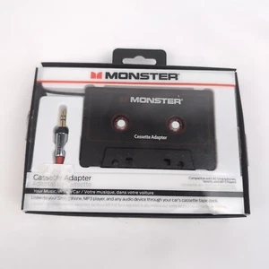 Monster Cassette Adapter 800 Aux to Cassette for Cell, iPhone, MP3, iPod - Picture 1 of 6