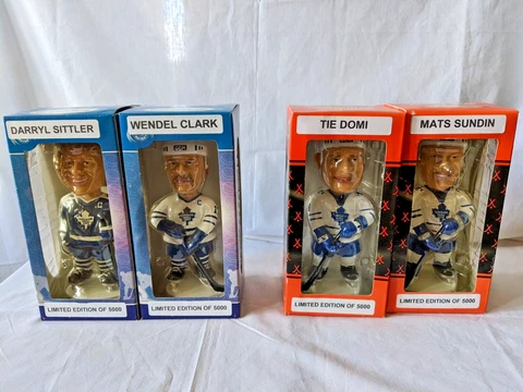 Toronto Maple Leafs Limited Edition Bobbleheads Cover