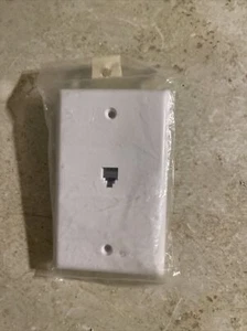 Wall Phone Mount White Wall Plate - Picture 1 of 7