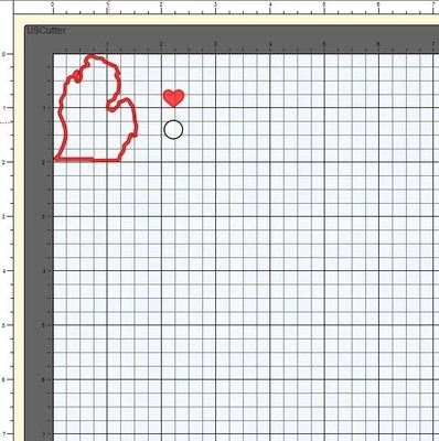 Adesivo de vinil Michigan Pride. Escolha a cidade. Adesivo Mitten Love para paredes de carros etc - Imagem 1 de 4