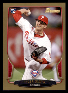 2013 Bowman Tyler Cloyd  Gold  #130 Philadelphia Phillies